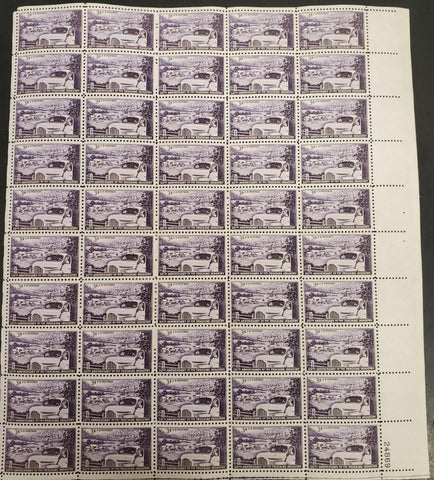 Vtg 1953 50th Anniversary Trucking Industry 3 Cent USPS Postage Stamps Sheets