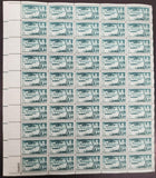 Vtg '53 Commodore Matt C Perry US Navy Centennial Japan 5 Cent USPS Stamp Sheet