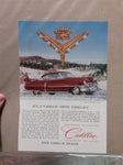 Vtg Advertisements Chevrolet Impala 2Door Sport Coupe Cadillac Goldn Anniversary