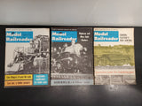 Vtg 1963 Oct/Nov/Dec Model Railroader Hobby HO Scale Locomotive Train Magazines