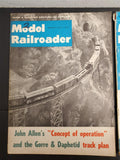 Vtg 1963 Mar/May/Aug Model Railroader Hobby HO Scale Locomotive Train Magazine