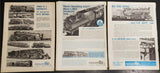 Vtg 1963 Mar/May/Aug Model Railroader Hobby HO Scale Locomotive Train Magazine