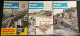 Vtg 1964 Feb Nov Dec Model Railroader Hobby HO Scale Locomotive Train Magazine