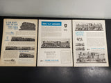 Vtg 1964 Feb Nov Dec Model Railroader Hobby HO Scale Locomotive Train Magazine
