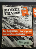 Vtg 1962 Jan/Mar. Model Trains Magazines HO Scale Gauge Hobby Locomotive Trains
