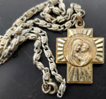 Vtg Mother Of Good Counsel Church Christianity Catholicism Necklace Collectible
