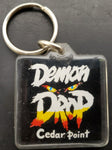 Cedar Point Demon Drop Keychain Roller Coaster Enthusiast Memorabilia Trinkets