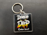 Cedar Point Demon Drop Keychain Roller Coaster Enthusiast Memorabilia Trinkets