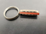 Vtg Antique Harmonica Keychain Trinket Novelty Item Collectible Gift Unique Fun