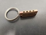 Vtg Antique Harmonica Keychain Trinket Novelty Item Collectible Gift Unique Fun