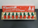 Vtg Christmas Tree Salt & Pepper Shakers 8 Individual Collectibles Holidays Gift