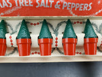 Vtg Christmas Tree Salt & Pepper Shakers 8 Individual Collectibles Holidays Gift