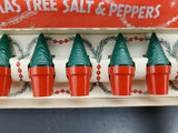 Vtg Christmas Tree Salt & Pepper Shakers 8 Individual Collectibles Holidays Gift