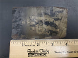 Antique 1800s Tin Type Photo Pre WW1 Hard Times Snapshot Unique Collectible Rare