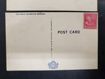 Vtg Lot Military Patriotic Post Cards WW2 2 Cent USPS John Adams Postage Stamps
