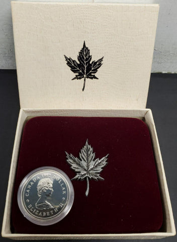 Vtg 1982 Canadian Proof Dollar Elizabeth II 1867 Confederation Constitution Coin