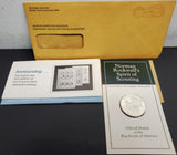 Vtg 1972 Norman Rockwell Spirit of Scouting Proof Quality SS BSA Cheerful Coin