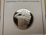 Vtg Norman Rockwell's Spirit of Scouting Ltd Edt Proof Quality BSA SS Loyal Coin