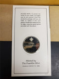 Vtg Norman Rockwell's Spirit of Scouting Ltd Edt Proof Quality BSA SS Loyal Coin