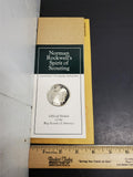 Vtg Norman Rockwell's Spirit of Scouting Ltd Edt Proof Quality BSA SS Loyal Coin