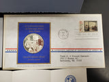 Vtg '71 Postmasters America Commemorative Issue Coin #2 W/Cert Auth Ster Silver