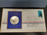 Vtg '71 Postmasters America Commemorative Issue Coin #6 W/Cert Auth Ster Silver