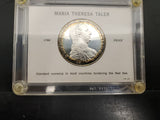 Vtg Maria Theresa Taler 1780 Silver  Coin Border Red Sea Collectib