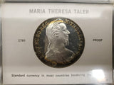 Vtg Maria Theresa Taler 1780 Silver  Coin Border Red Sea Collectib