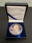 Vtg Colorized President Ike Eisenhower 1776-1976 Dollar Ornate Collectible Coin