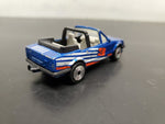 Vtg 1985 Matchbox Ford Escort Cabriolet Blue Macau 1:56 Scale #3 Pristine Cond.