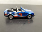 Vtg 1985 Matchbox Ford Escort Cabriolet Blue Macau 1:56 Scale #3 Pristine Cond.