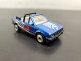 Vtg 1985 Matchbox Ford Escort Cabriolet Blue Macau 1:56 Scale #3 Pristine Cond.