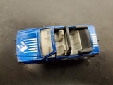Vtg 1985 Matchbox Ford Escort Cabriolet Blue Macau 1:56 Scale #3 Pristine Cond.