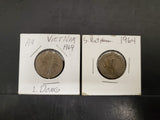 Vtg 1964 S. Vietnam Cong-Hoa 1 Dong Coins Currency Collectible Unique Circulated