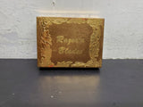 Vtg  Gillette Golden Razor w Blades Case Mirror Shaving Travel Blades Set Lot