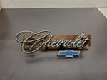 Vtg OEM 1969-1972 Chevrolet Impala Chrome Grill Emblem Badge Script Chevy Logo