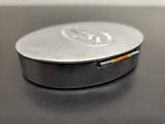 Vtg Antique Silver Trinket Jewelry Oval Box W/Prayer Mary Christianity Religion