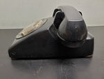 Vtg Bell System Western Electric Black Rotary Dial Office Desk Phone Model 500