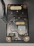 Vtg Bell System Western Electric Black Rotary Dial Office Desk Phone Model 500