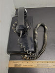 Vtg Bell System Western Electric Black Rotary Wall Phone 554F Collectible Unique