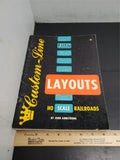 Vtg 1950s-70s Model Railroader/Trains Custom Line HO Scale Railroads Magazines