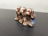 Vtg Hear See Speak No Evil Monkeys Handmade/Painted Japan Collectible Figurines