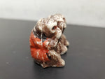 Vtg Hear See Speak No Evil Monkeys Handmade/Painted Japan Collectible Figurines