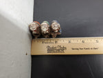 Vtg Hear See Speak No Evil Monkeys Handmade/Painted Japan Collectible Figurines