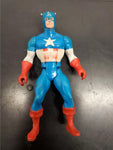 Vtg 1984 Marvel Comics Group Captain America Action Figure Movable Arms/Legs VF