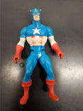 Vtg 1984 Marvel Comics Group Captain America Action Figure Movable Arms/Legs VF