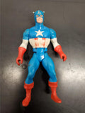 Vtg 1984 Marvel Comics Group Captain America Action Figure Movable Arms/Legs VF