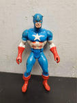 Vtg 1984 Marvel Comics Group Captain America Action Figure Movable Arms/Legs VF