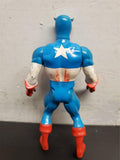 Vtg 1984 Marvel Comics Group Captain America Action Figure Movable Arms/Legs VF