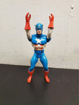 Vtg 1984 Marvel Comics Group Captain America Action Figure Movable Arms/Legs VF